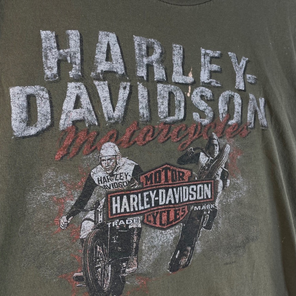 Harley-Davidson Military Sales Bagram Air Base Afghanistan Tee XL Distressed - Picture 3 of 14